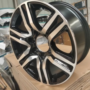 Rin de Aleación de Aluminio Todoterreno de 17 Pulgadas 17x7.5, 6x139.7 PCD, Acabado Negro Mate para Camionetas 4x4 y SUV - Product Image 3