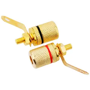 Cantell 4mm Gold plating audio speaker terminal connector