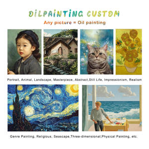 <span class=keywords><strong>Peinture</strong></span> à l'huile abstraite moderne faite à la main, paysage bleu en 3D, vagues océaniques, <span class=keywords><strong>peinture</strong></span> décorative sur toile peinte à la main, encadrée - Product Image 6