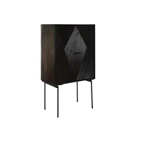 Buffet en métal Mango 84x43x153,5 Marron foncé
