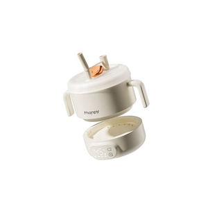 Bol en silicone et acier inoxydable anti-déversement pour bébé, <span class=keywords><strong>rechargeable</strong></span>, garde les aliments au chaud - Product Image 2