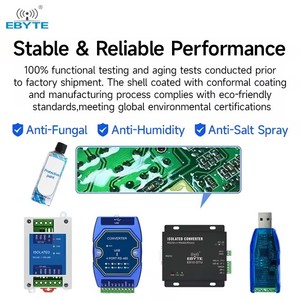 โมดูลแปลงสัญญาณ USB เป็น RS485 2 ช่องทาง รุ่น Ebyte ODM E810-U21C ระดับอุตสาหกรรม ชิป CH342F พร้อมระบบป้องกันไฟฟ้ารั่วสูง - Product Image 6
