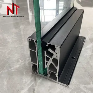 NUOTUO China export manufacturer high quality strict QC custom aluminum profiles for glass u shape