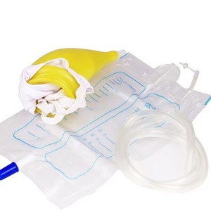 Sac de collecte d'urine pour hommes avec sangle de taille en silicone, anti-fuite, pour soins de l'incontinence des personnes alitées - Product Image 1