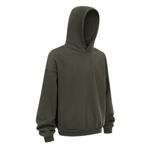 Sudadera con capucha personalizada de gran tamaño, 430 g/m², de alta calidad, con bordado en relieve y estampado, para hombre y mujer - Product Image 1