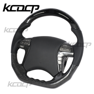 Ajuste para <span class=keywords><strong>TOYOTA</strong></span> Prado 4 Runner Tundra Tacoma Corolla Rav4 Camry LC200 volante de fibra de carbono - Product Image 3