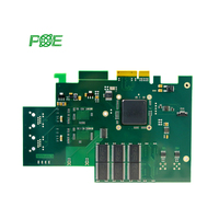 PCBA HDI de 8 capas de alta velocidad con servicio de montaje de piezas BGA Placa de circuito PCB para dispositivos de comunicación