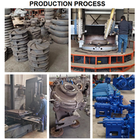 Pompe centrifuge à boue, turbine fermée en alliage de chrome, 3 pouces, pièces de rechange pour pompe à eau, haute efficacité, support OEM
