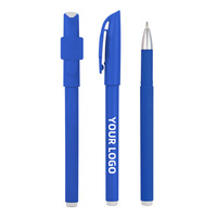Paket Perlengkapan Sekolah & Kantor Starter Pack Pulpen Gel Plastik 0.5mm Tinta Hitam Catatan Tempel UV Print Penjepit Kertas Combo Logo Custom