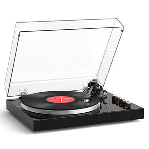 Platine <span class=keywords><strong>vinyle</strong></span> puissante AUDMIC DLB-005, <span class=keywords><strong>lecteur</strong></span> de disques <span class=keywords><strong>vinyle</strong></span> vintage, audio Technica, Bluetooth, cartouche électrique, préampli phono, <span class=keywords><strong>valise</strong></span> - Product Image 2
