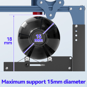Sloufun-Rodillo rotativo giratorio de eje Y para grabado de objetos cilíndricos, Kit de máquinas de grabado láser, 6-150mm - Product Image 6