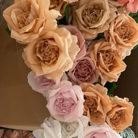 Y-H053 Vente en gros de roses au toucher réel, fleurs en soie de haute qualité au toucher réel, fleurs artificielles au toucher réel pour la décoration de mariage et de la maison