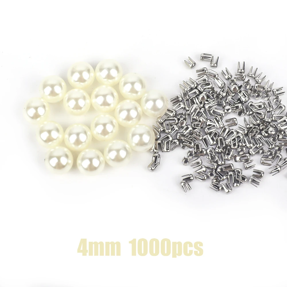 Perle beige 4 mm