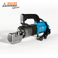 Cintreuse-coupeuse de barres d'armature électrique portative automatique, machine de découpe hydraulique professionnelle pour la construction ZRC-22 220V