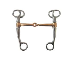 Halter Kuda Logam Lepas Pasang Berkualitas Tinggi Grosir dengan Lebar Dalam yang Dapat Disesuaikan, Perlengkapan Kuda, Bit Cheval, Bit Snaffle Barat dengan Gesper - Product Image 3