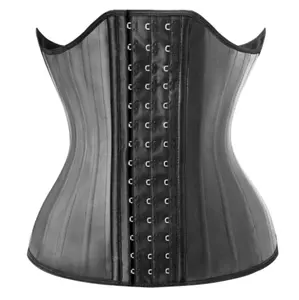 High quality Compression women durable natural latex slimming steel bone belly corset control waist cincher sheath