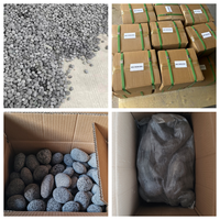 Pierres de lave pour barbecue en forme d'œuf, ovales et rondes, pour une distribution de chaleur optimale, en roche volcanique, pour grillades, foyer et sauna.