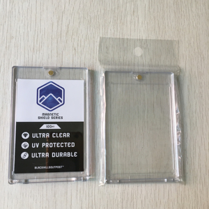 2021 Hot Sale Custom Credit Gift Hard Plastic Card Case Acrylic Id Name Business Pvc Card Holder With Lanyard