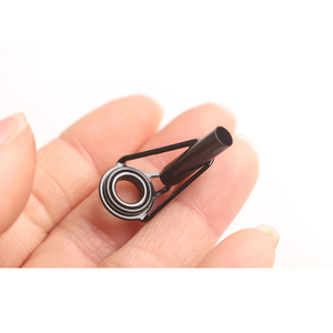 ปลายเบ็ดตกปลาป้องกันการพันกัน30ชิ้น/กล่องแหวนด้านบนเซรามิกสแตนเลสสตีลคู่มือปลายคันเบ็ด DIY - Product Image 5