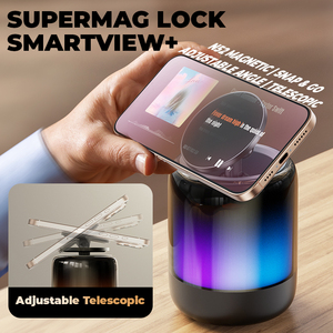 Altoparlante Bluetooth RGB <span class=keywords><strong>4</strong></span> in 1 con Supporto per Telefono, Radio FM, Slot per Scheda TF, Luce Notturna, Altoparlante Wireless Regolabile per Scrivania - Product Image 3