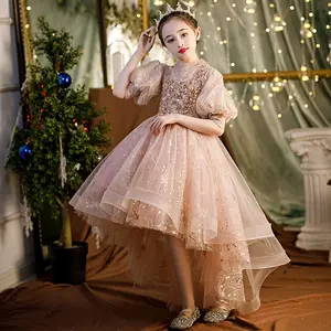 Luxury Girls Evening Ball Gown Child Princess Dress for Birthday Weddings  Cocktail Party Costume Long Prom Dresses 12 14 Years