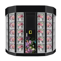 Fournisseur de distributeurs automatiques Haloo, distributeur automatique de fleurs, distributeur de fleurs à écran tactile