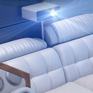 Letto Smart Lussuoso Regolabile con Sistema Audio/TV/Massaggio, Letto Multifunzionale con Contenitore per Camera da Letto Principale - Product Image 4
