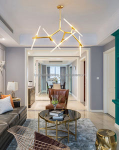 Lampadario Moderno Galaz Drzewa con Tubi di Vetro, Lampada a Sospensione Agnes Bagong Disenyo Ng per Roll Hill di Medie Dimensioni - Product Image 5