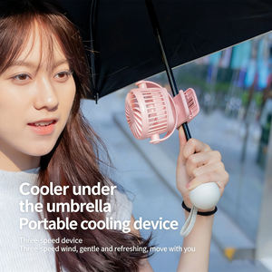 Mini ventilador con clip para sombrero, ventilador pequeño recargable por USB que se puede sujetar a una mochila, ventilador portátil - Product Image 3