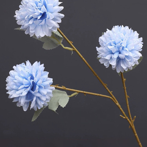 Decoración moderna, plantas artificiales suculentas azules, vid de loto de jazmín realista para decoración de barandilla de balcón, Día de la madre, Pascua - Product Image 2