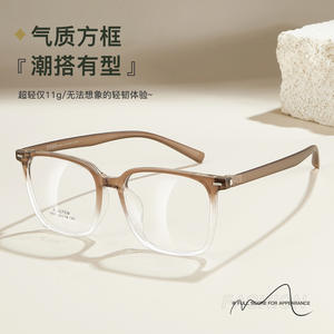 Montures de lunettes carrées tendance pour hommes 3091, monture complète légère en acrylique, origine Danyang - Product Image 2