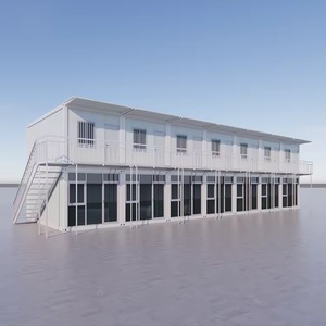 Sang trọng văn phòng hiện đại Thiết kế nhỏ Bảng điều chỉnh Modular nhà Stackable có thể gập lại Glass <span class=keywords><strong>container</strong></span> nhà làm bằng thép Sandwich Panel - Product Image 4