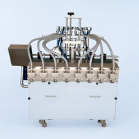 Machine de remplissage automatique SINBON pour bouteilles de 250 ml, à piston liquide, pour parfum, huile, crème, miel