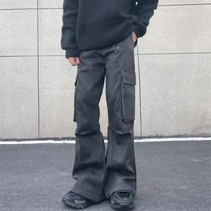 Tuta casual Streetwear 2023 pantaloni dritti larghi di design alla moda da <span class=keywords><strong>uomo</strong></span> - Product Image 6