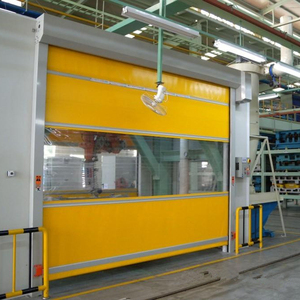 Hot Bán Cứng Nhanh Chóng Chất Liệu Thương Mại Công Nghiệp PVC Kho <span class=keywords><strong>Dock</strong></span> Cửa Nhôm Cuộn lên Nhanh Chóng Tốc Độ Cao Xoắn Ốc Cửa - Product Image 2