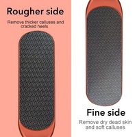 Râpe à pied double face en verre nano Lime à talon Dissolvant de callosités de la peau morte Exfoliant Pédicure Soins des pieds Lime à pied Accessoires