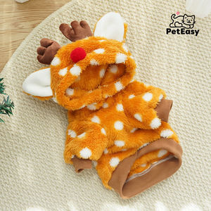 Best Verkopende Kerst Schattige Elanden-Thema Winter Buitenste Hond Kat Kleding Verkrijgbaar In Xs Tot <span class=keywords><strong>Xxl</strong></span> Maten - Product Image 6