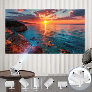 Новый портативный мини-проектор HY300 с Wi-Fi, HD, Android 13, 5G и поддержкой CRT - Product Image 4