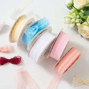 3cm Korean Style DIY Lace Ribbon 25 Yards Flower Packaging Bouquet Cut Out Polyester Material Cake Baking <b>Accessories</b> - Product Image 4