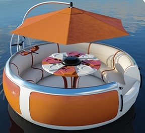 Bateau BBQ électrique personnalisé avec auvent pour les loisirs et le divertissement aquatiques panoramiques - Product Image 6