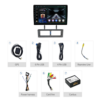 Meihua haute qualité 10 pouces Android écran GPS stéréo voiture tableau de bord décoration DVD Radio cadre intérieur Kits VW accessoires