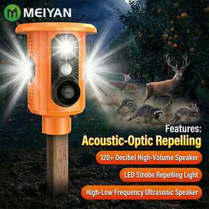 เครื่องไล่<span class=keywords><strong>นก</strong></span>ฮูก ไล่สัตว์ด้วยคลื่นอัลตราโซนิก พลังงานแสงอาทิตย์ สำหรับสุนัข แมว ป้องกันสัตว์รบกวนในสวนกลางแจ้ง พร้อมเซ็นเซอร์ตรวจจับความเคลื่อนไหว ขายส่งจากโรงงาน - Product Image 1