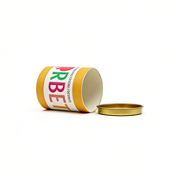 Emballage en tube biodégradable, étanche, résistant aux fuites, récipient pour aliments congelés, tube en papier cylindrique pour crème glacée, tube en papier cylindrique