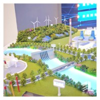 Modèle d'échelle architecturale interactive multimédia intelligente Modèle d'échelle de bâtiment d'urbanisme
