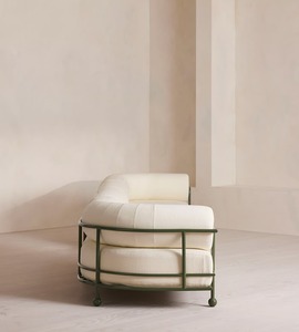 Mobilier d'extérieur de patio modulaire de luxe contemporain haut de gamme canapé à cadre en aluminium élégant et concis - Product Image 2