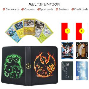Carpeta para Tarjetas Coleccionables de Pokémon con 9 Bolsillos y Fundas Protectoras, Carpeta de PU de Doble Cara con Capacidad para 900 Tarjetas Deportivas, MTG, TCG - Product Image 4
