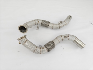 Downpipe e Collettore ad Alto Flusso per <span class=keywords><strong>BMW</strong></span> F85 X5M G30 M550i <span class=keywords><strong>X5</strong></span> M50i N62 N63: Pronto per la Spedizione - Product Image 2