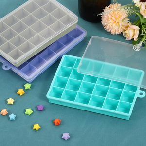Moule à glaçons carrés en silicone à 24 cavités, sans BPA, flexible, facile à démouler, avec trou de suspension pour la maison, la cuisine, les boissons, OEM - Product Image 3