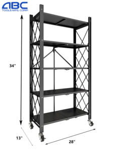 יחידת מדפים מתקפלת אחסון מתכת מתקפלת - Product Image 2