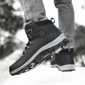 Gran oferta, botas de nieve cálidas, recién llegados, espesar <span class=keywords><strong>la</strong></span> suela, <span class=keywords><strong>zapatos</strong></span> de algodón con cordones, botas <span class=keywords><strong>Martin</strong></span> para hombres y mujeres para un estilo de moda - Product Image 6